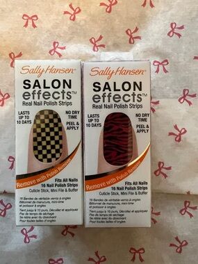 Sally Hansen Salon Effects Nail Polish Strips - Checkerboard & Zebra Prints
